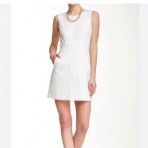 Diane von Furstenberg Carpreena Mini Dress White Size 12
